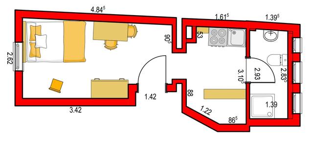 Appartement 5, Rosmarinstraße, Bild 1