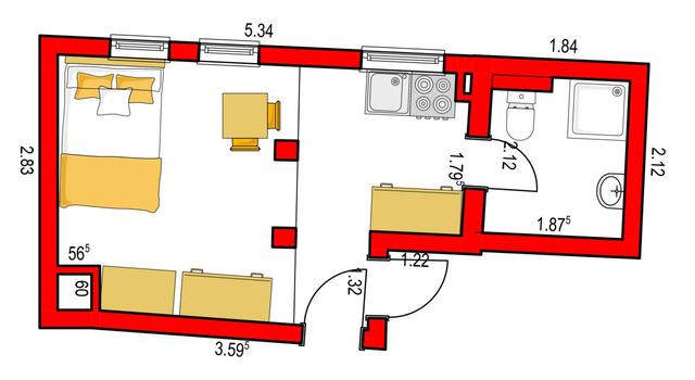 Appartement 5, Neue Straße, Bild 1